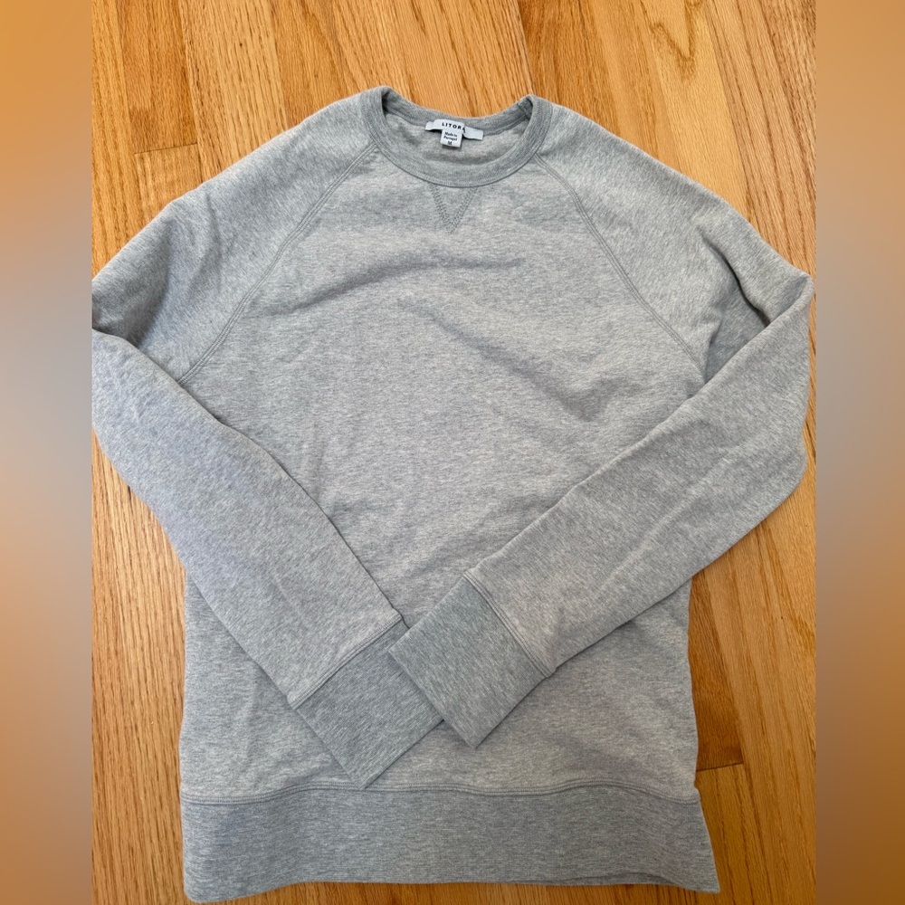 Men's Heather Gray Crewneck Sweater